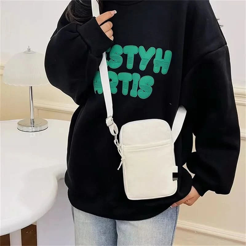New Fashion Mobile Phone Bag Women's Messenger Bag All-match Mini Small Crossbody Bag Hanging Neck Coin Purse Vertical Handbag - M & M Global