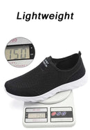 2023 Lightweight Men Casual Shoes Breathable Slip on Male Casual Sneakers Anti-slip Men's Flats Outdoor Walking Shoes Size 39-47 - M & M Global