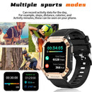 Smart watch with full touch screen, call, message reminder and other functions, compatible with iPhone/Android phones