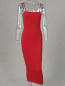 JZ461 New Summer Women's Dress Long Sling Dresses Club Sexy Suspender Dress
