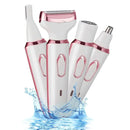 Women Electric Shavers Razors on Leg Armpit, Epilator Nose Hair Remover Facial Body Bikini Eyebrow Beard Mustache Women Trimmer - M & M Global