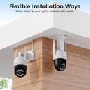 ZOSI C296 5MP/8MP PTZ WiFi Camera Person Vehicle Package Detect Wireless CCTV Video Surveillance Camera Home Security Protection