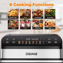 Air Fryer 10.6 QT Oilless 1800W Large Capacity Oven Air Fryers Healthy Cooker with 8 Preset, Large AirFryer for Families Visual - M & M Global