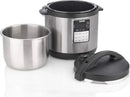 6 Quart Programmable Electric Multi-Cooker: Pressure Cooker, Slow Cooker, Rice Cooker, Yogurt Maker, Steamer and more - Stainles - M & M Global