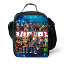 Child School Game R-RobloxS Backpack with Lunch Bags ,Pencil Bags ,School Bags for Boys Girls Best Gift - M & M Global