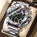POEDAGAR Luxury Watch For Men Calendar Luminous Waterproof Man Clock Male Chronograph Stainless Steel Men's Quartz Watches Reloj - M & M Global
