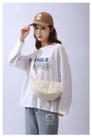 Simple Design Women's Messenger Bag Fashion Ladies Nylon Hobos Small Shoulder Bags Vintage Female Girls Purse Cloth Handbags - M & M Global