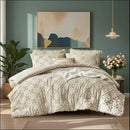 Solid color tufted bedding set, microfiber is lightweight and breathable, machine washable, queen/king size, all seasons