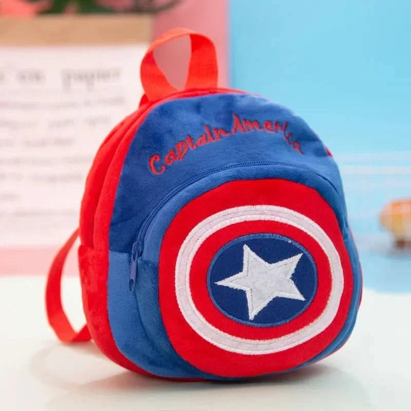 MINISO Disney Cartoon Backpack Mickey Mouse Minnie Winnie The Pooh Plush School Bag Kindergarten Child School Supplies Baby Bags - M & M Global