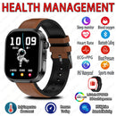 2026 New Professional ECG Monitoring Smart Watch Men Blood Pressure Blood Analysis Uric Acid BMI Body Analysis Smartwatch Women