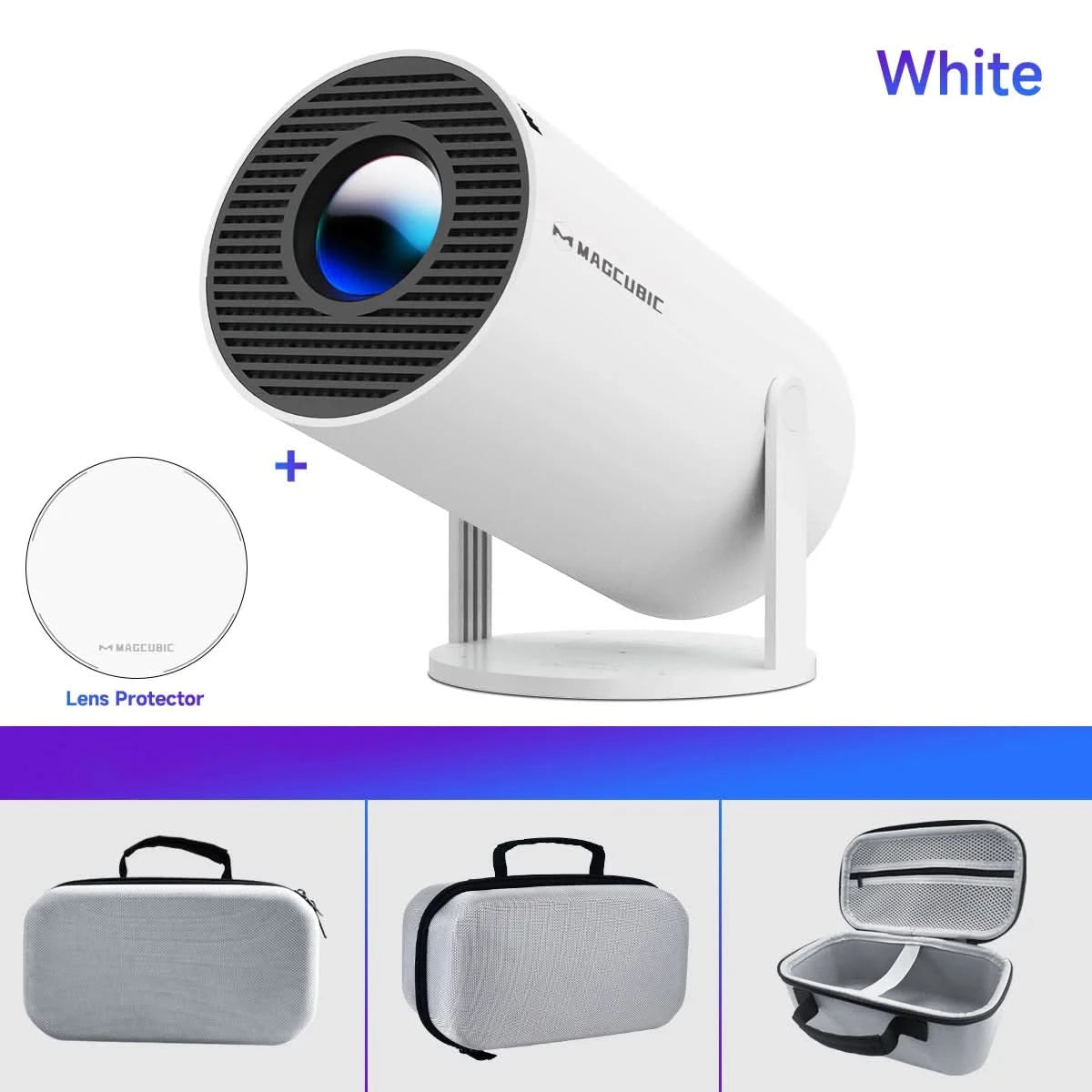 Magcubic Projector HY300 Pro 4K Android 11 Dual Wifi6 260ANSI Allwinner H713 BT5.0 1080P 1280*720P Home Cinema Outdoor Projetor - M & M Global