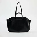 Women Tote Bag Underarm Pouch Large Capacity Pu Leather Shoulder Bag Retro Crossbody Bag Casual Portable Bucket Bags Handbag - M & M Global