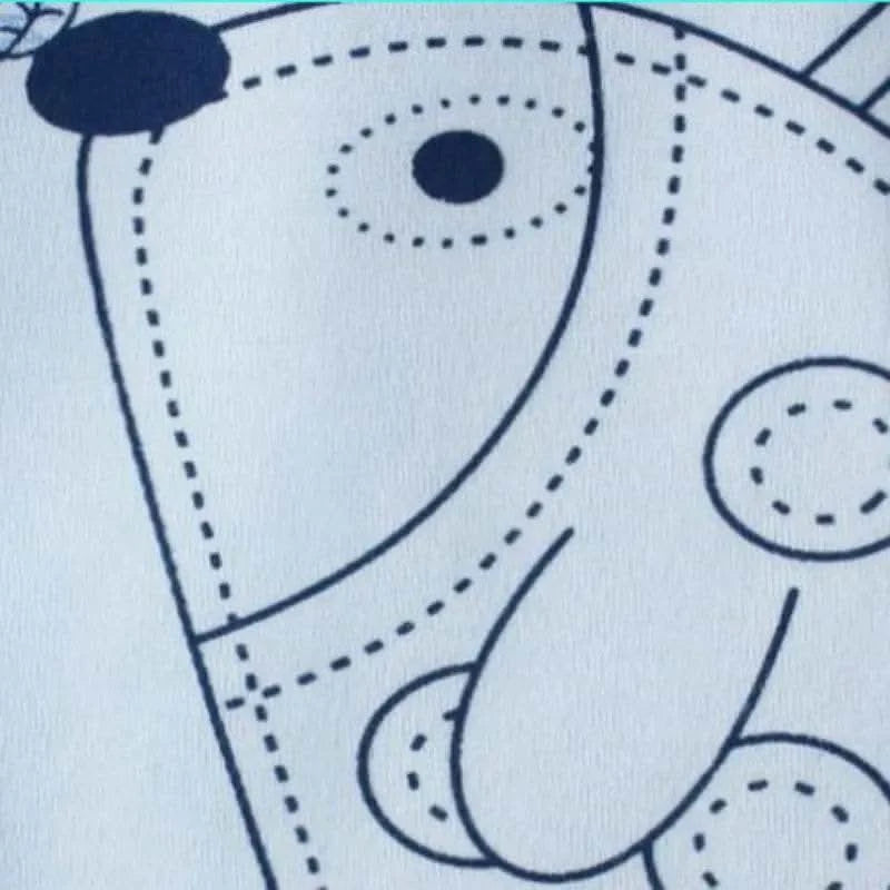 5pcs/set Newborn Baby Suit Set Top 2 Pants Hat Bibs 0-3 M Clothing Set Boy Girl Clothes Pure Cotton Breathable Cartoon Underwear - M & M Global
