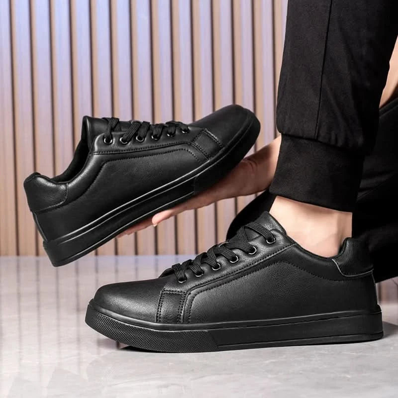 Men's Business casual Shoes Soft Moccasin Shoes Comfortable Casual Shoes for Men Autumn Solid Black White Men Sneakers - M & M Global