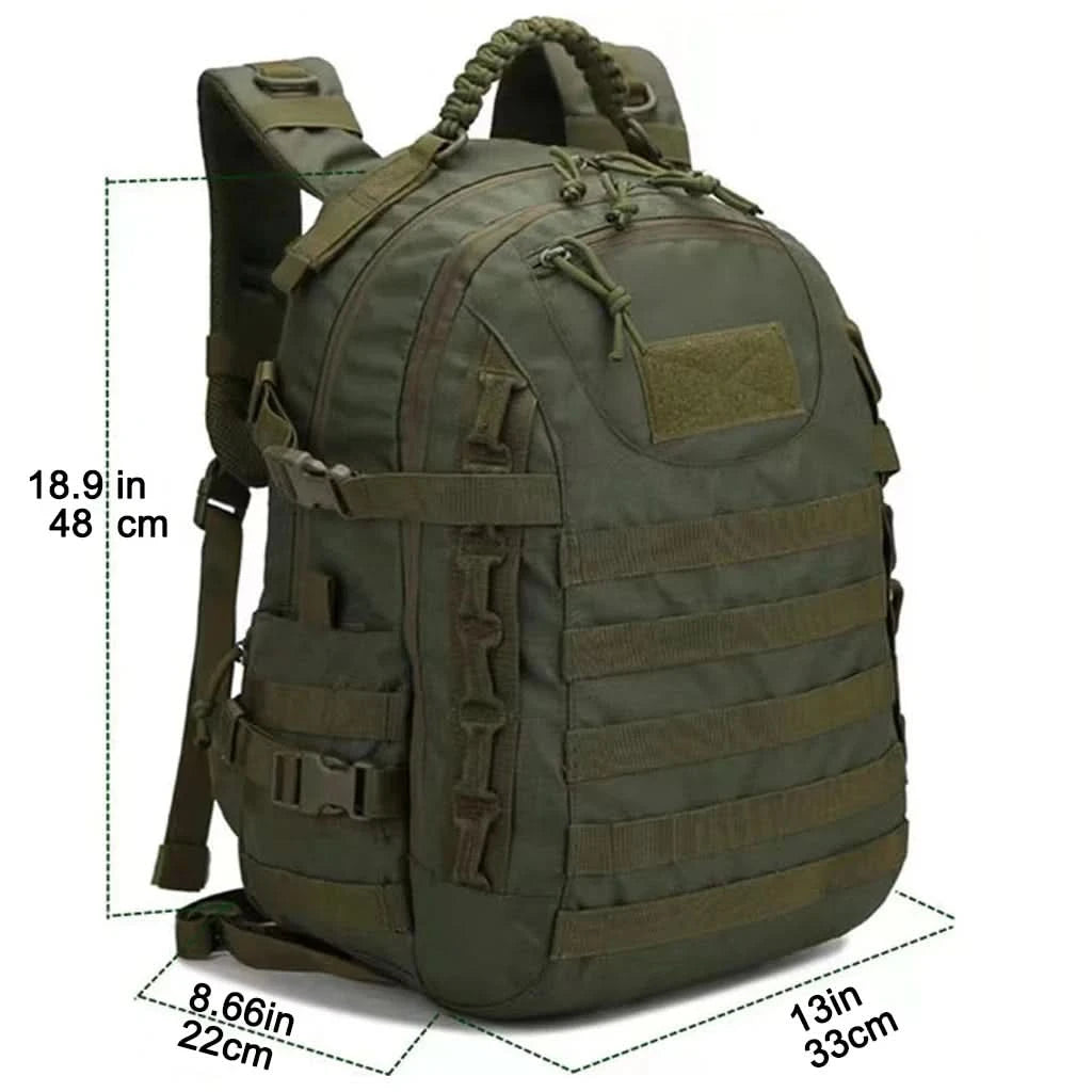 Outdoor camping backpack Waterproof hunting bag Backcountry hunting backpack Large capacity hunting day bag - M & M Global