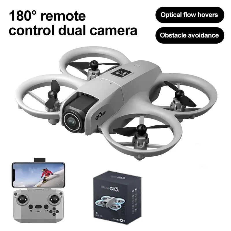 NEW Drones GT3 GPS 8K Professional HD 180° Dual Cameras 5G WIFI Brushless Motors Obstacle Avoidance FPV Foldable Quadcopter Toys - M & M Global