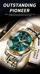 Casual Business Movement Fashion Quartz Wristwatches Gold Diamond Clock Men Luxury Watch Automatic Watches Mens Gifts Relojes - M & M Global