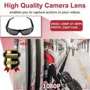 Portable 1080P HD Mini Glasses Camera Video Recorder Wearable Sunglasses Camera Outdoor Sports DV DVR Surveillance Camcorder - M & M Global