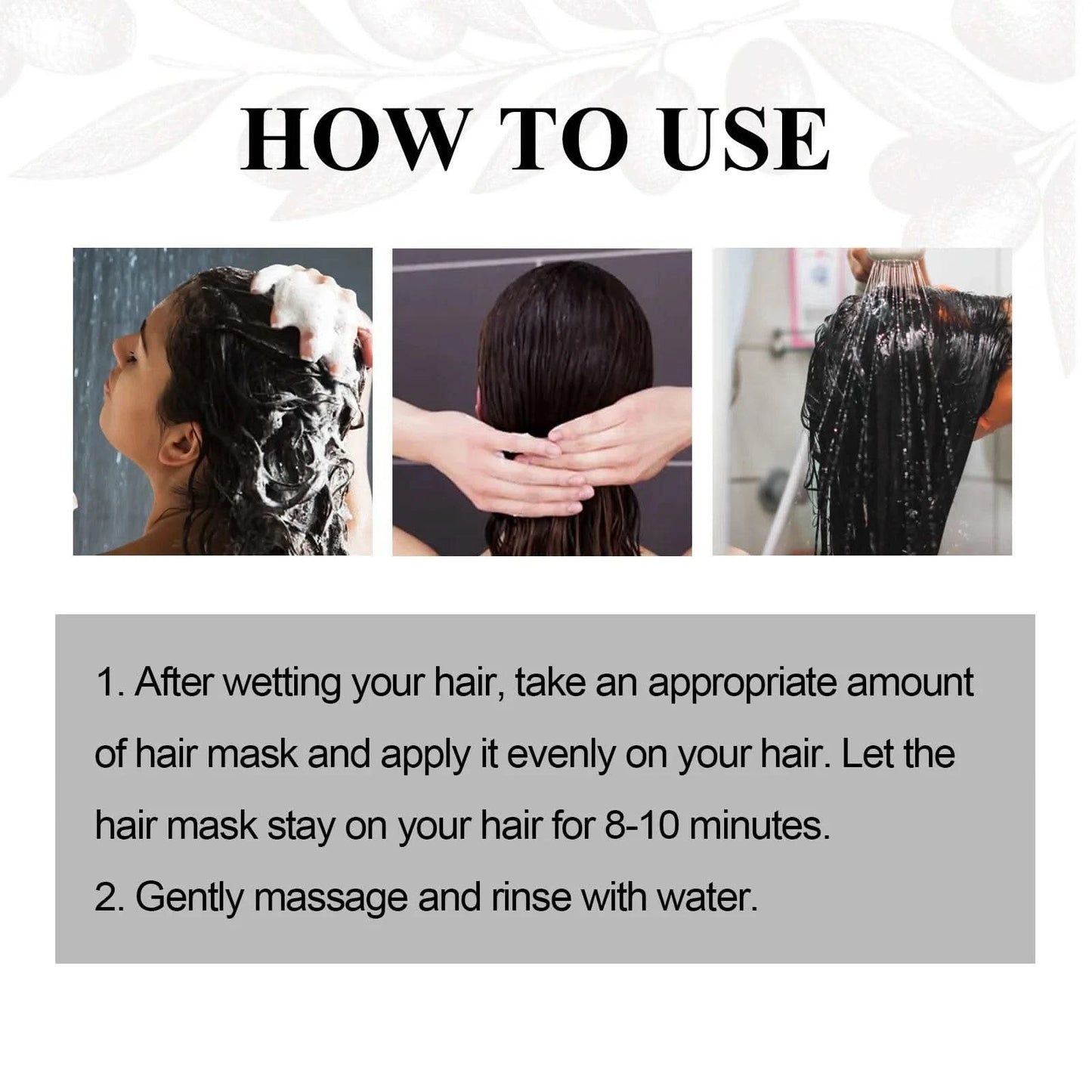 Collagen Hair Mask Repair Damage Dry Frizz Hair Keratin Treatment Soft Smoothing Shiny Deep Moisturizing Curly Hair Care Product - M & M Global