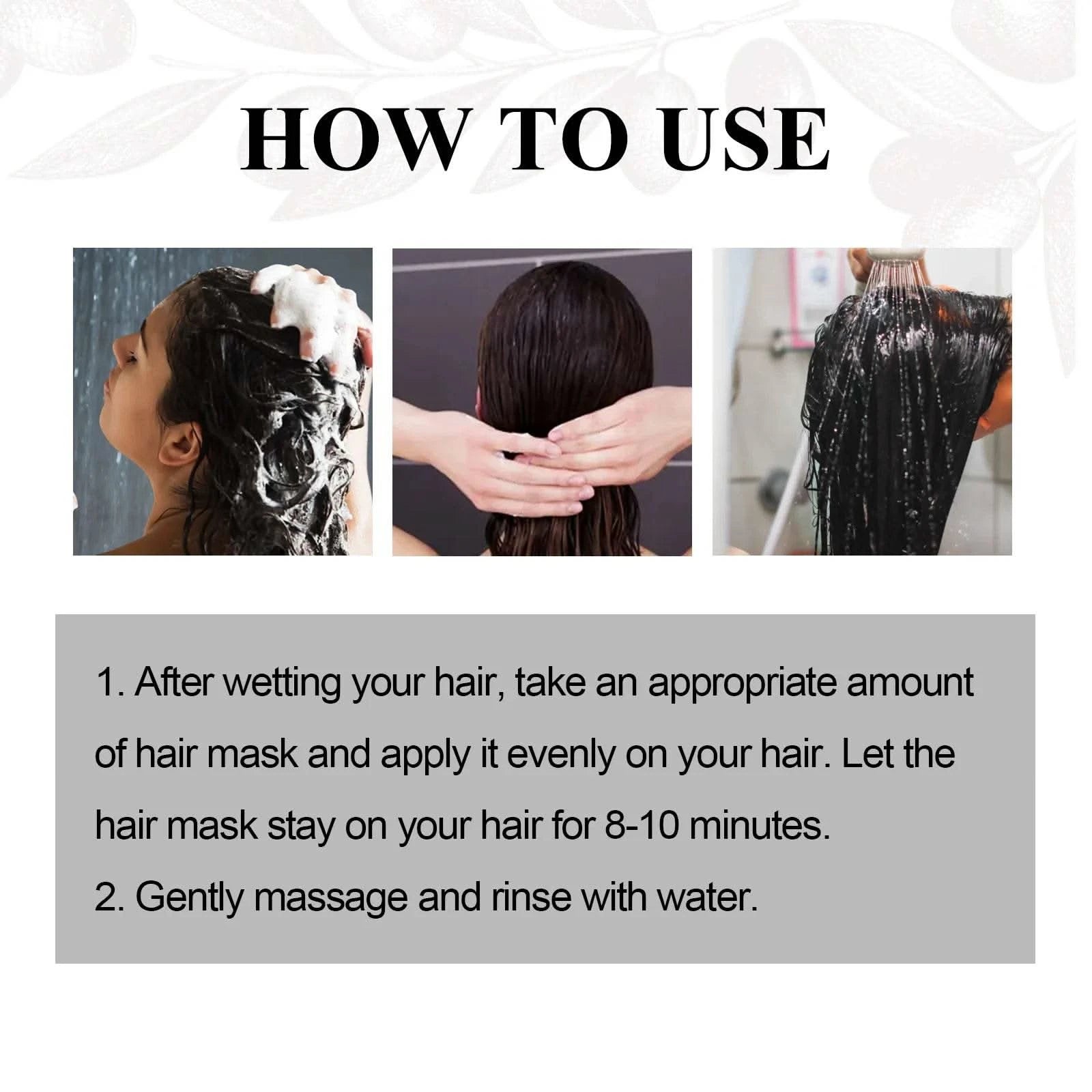 Collagen Hair Mask Repair Damage Dry Frizz Hair Keratin Treatment Soft Smoothing Shiny Deep Moisturizing Curly Hair Care Product - M & M Global