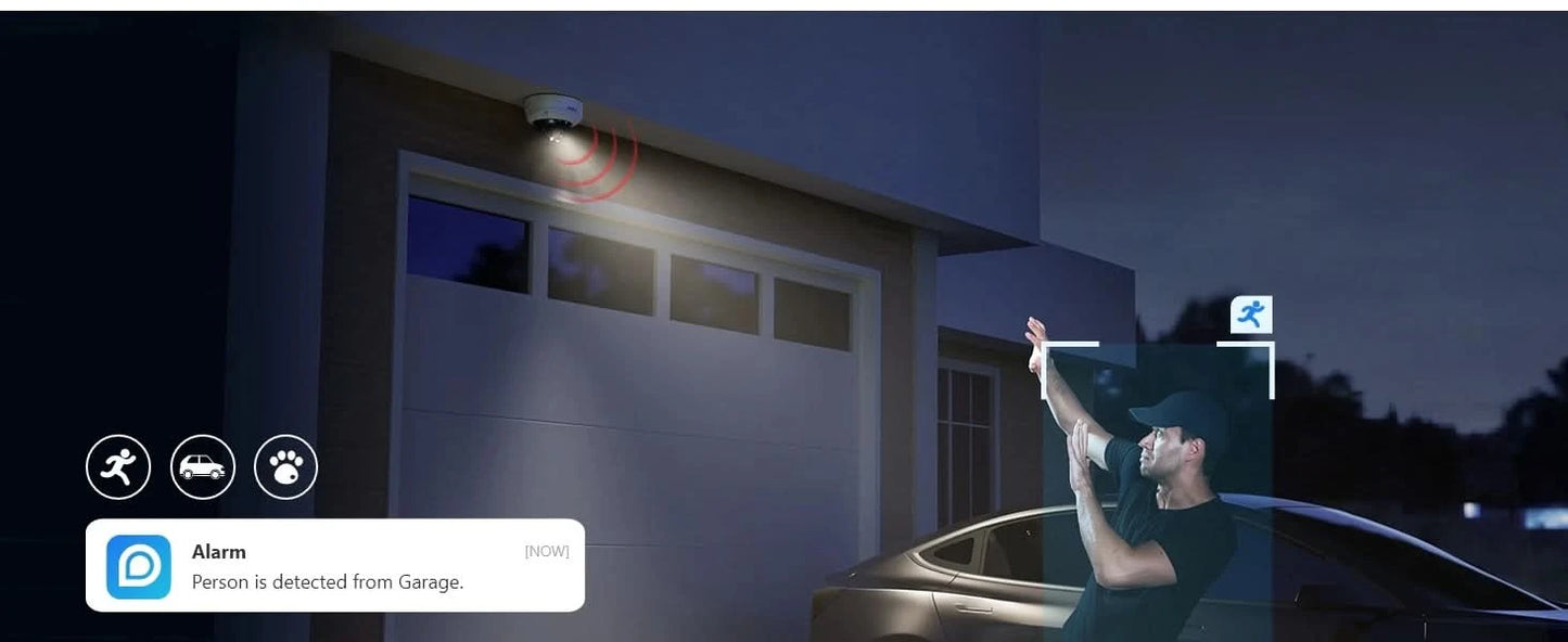 Reolink 5MP IK10 Vandal-Proof PoE Security Camera 4K Outdoor Turret IP Camera 8MP IP67 Waterproof Surveillance Cameras