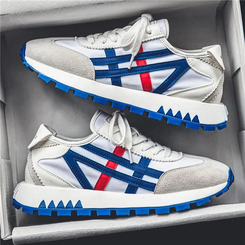 New men's trendy versatile casual sports shoes, men's thick-soled lightweight non-slip breathable trendy shoes кроссовки мужские - M & M Global