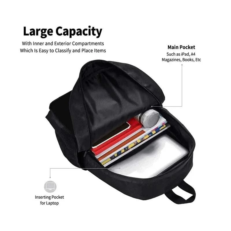 Child School Game R-RobloxS Backpack with Lunch Bags ,Pencil Bags ,School Bags for Boys Girls Best Gift - M & M Global