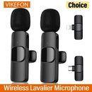 Microphone Wireless Lavalier Microphone for Live Streaming/YouTube/TikTok/Facebook Live Noise Reduction Mic For iPhone/Android - M & M Global