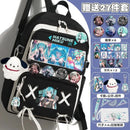 Miku Future School Backpack for Girls 2025 New Fashion Print Youth Pain Bag Large Capacity Backpack for School - M & M Global