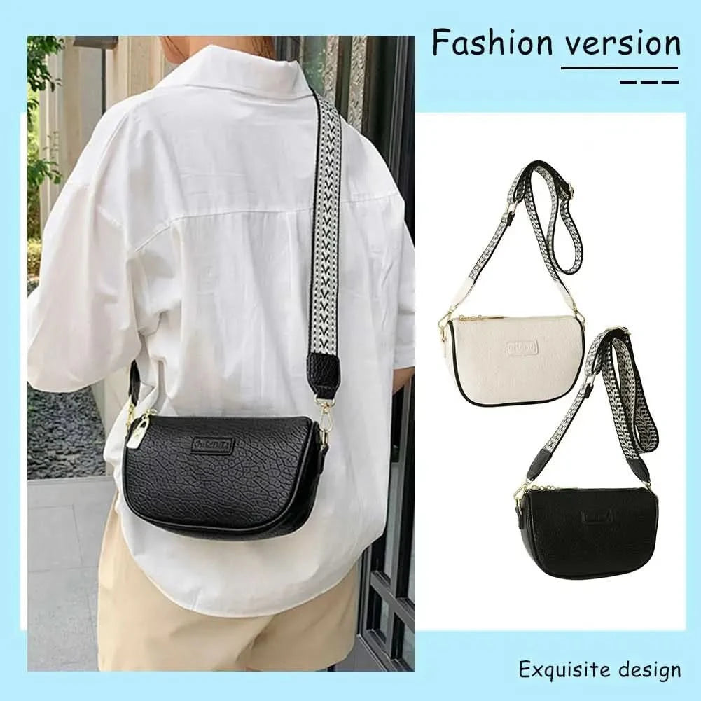 Solid Pu Leather Shoulder Bag Fashion Designer Handbags Messenger Bags For Women Casual Crossbody Bags Summer Travel Bag - M & M Global