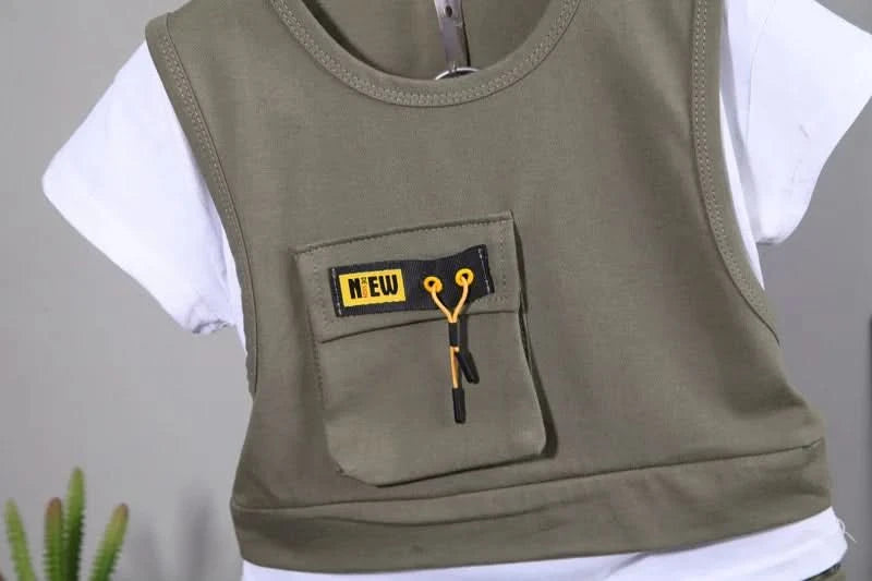 New Summer Baby Girl Clothes Infant Boys Clothing Children Casual T-Shirt Shorts 2Pcs/Set Toddler Sports Costume Kids Tracksuits - M & M Global
