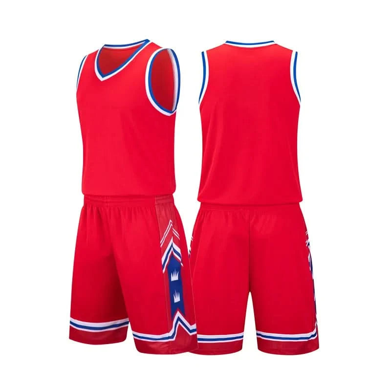 Kid Basketball Jersey Quick-drying Training Uniform Shirts Children Sportswear Kit Boys and Girls Tracksuit Sport Suit Clothes - M & M Global