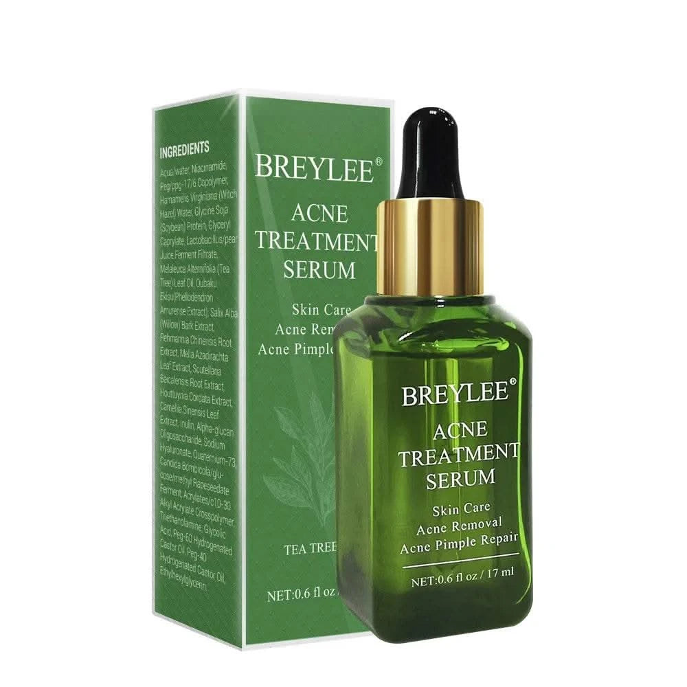 BREYLEE Acne Treatment Set 4pcs Facial Cleanser Toner Serum Cream Skin care - M & M Global