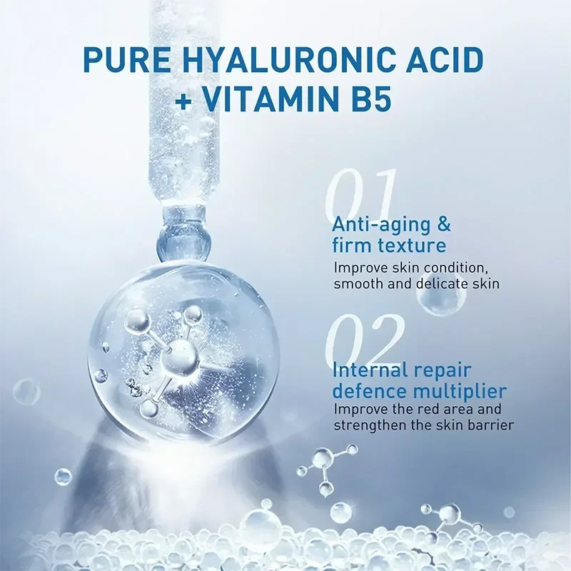 JAYSUING Pure Hyaluronic Acid Facial Serum Anti Wrinkle Aging Face Lift Tightening Reduce Eye Finelines Moisturizing  Skin Care - M & M Global