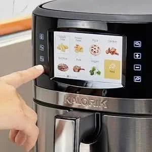 SELECT 7 Quart High-Resolution Air Fryer with Selector Controls, Stainless Steel - M & M Global