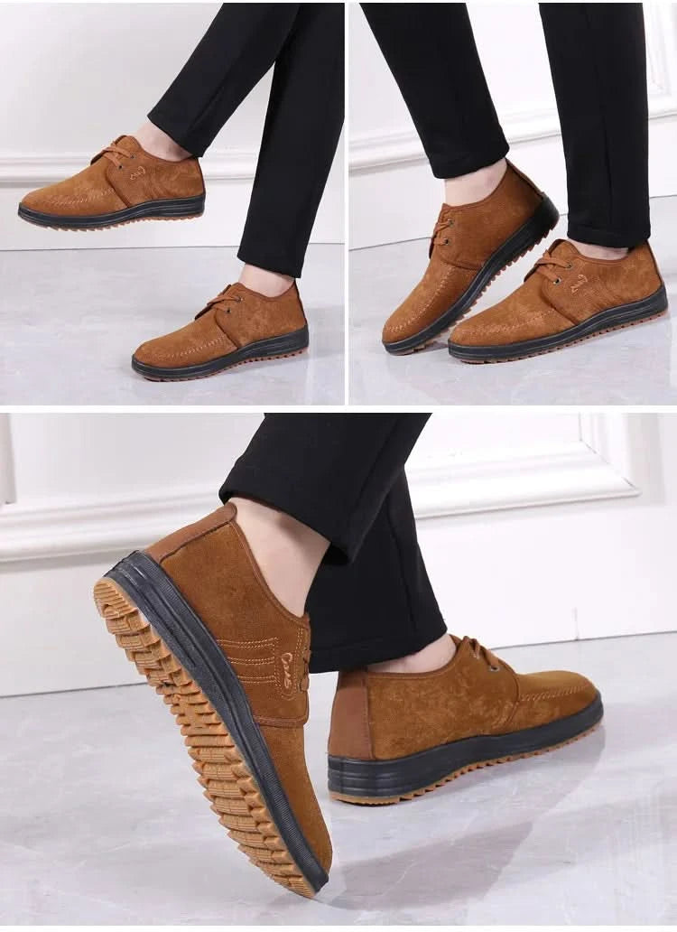 Men Casual Shoes Breathable Loafers Sneakers 2023 New Fashion Comfortable Flat Handmade Retro Leisure Loafers Shoes Men Shoes - M & M Global