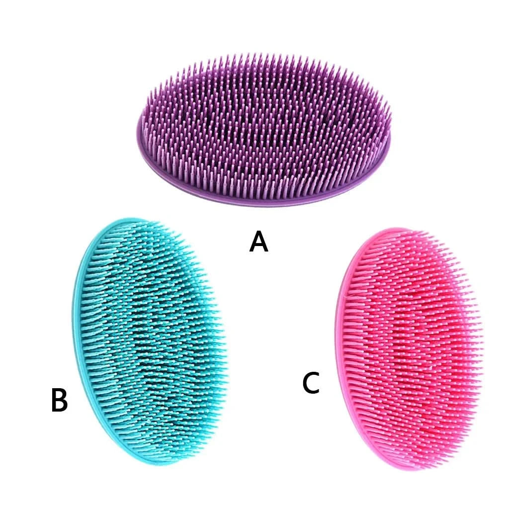 Soft Silicone Body Brush Wash Bath Shower Exfoliating Skin Fit For Baby Bath Shampoo Facial Massage Brush Supplies Dropship - M & M Global