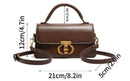 Small Leather Armpit Bags for Women, Chain Shoulder, Crossbody Bag, Ladies Vintage Underarm Handbags, Summer - M & M Global