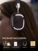 40 Hours Wireless Noise-cancelling Headphones - Personalized Space Audio USB-C Lossless Audio for iPhone Travel Sports Headset