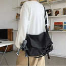 Canvas Messenger Bag Ladies Big Capacity Handbags Shoulder Bag Youth Girls Student School Bags Fashion Men Crossbody Bags Bolsos - M & M Global