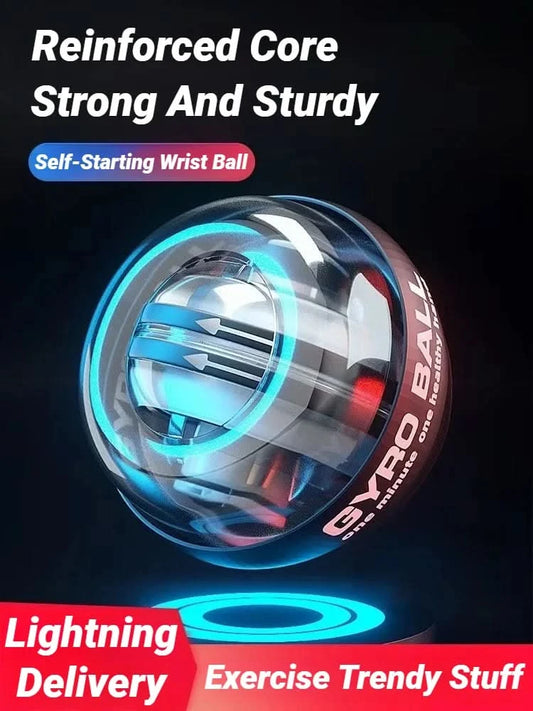 Gyroball Powerball Forearm Exerciser Muscle Fitness Equipment Gyroscope Power Ball Gyro Wrist Booster Trainer Hand Exercise - M & M Global