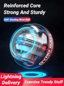Gyroball Powerball Forearm Exerciser Muscle Fitness Equipment Gyroscope Power Ball Gyro Wrist Booster Trainer Hand Exercise - M & M Global