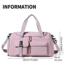 Fitness Bag Gym Sports Dry Wet Handbag with Shoes Compartment Large Shoulder Portable Luggage Bag Travel Storage Crossbody Bag