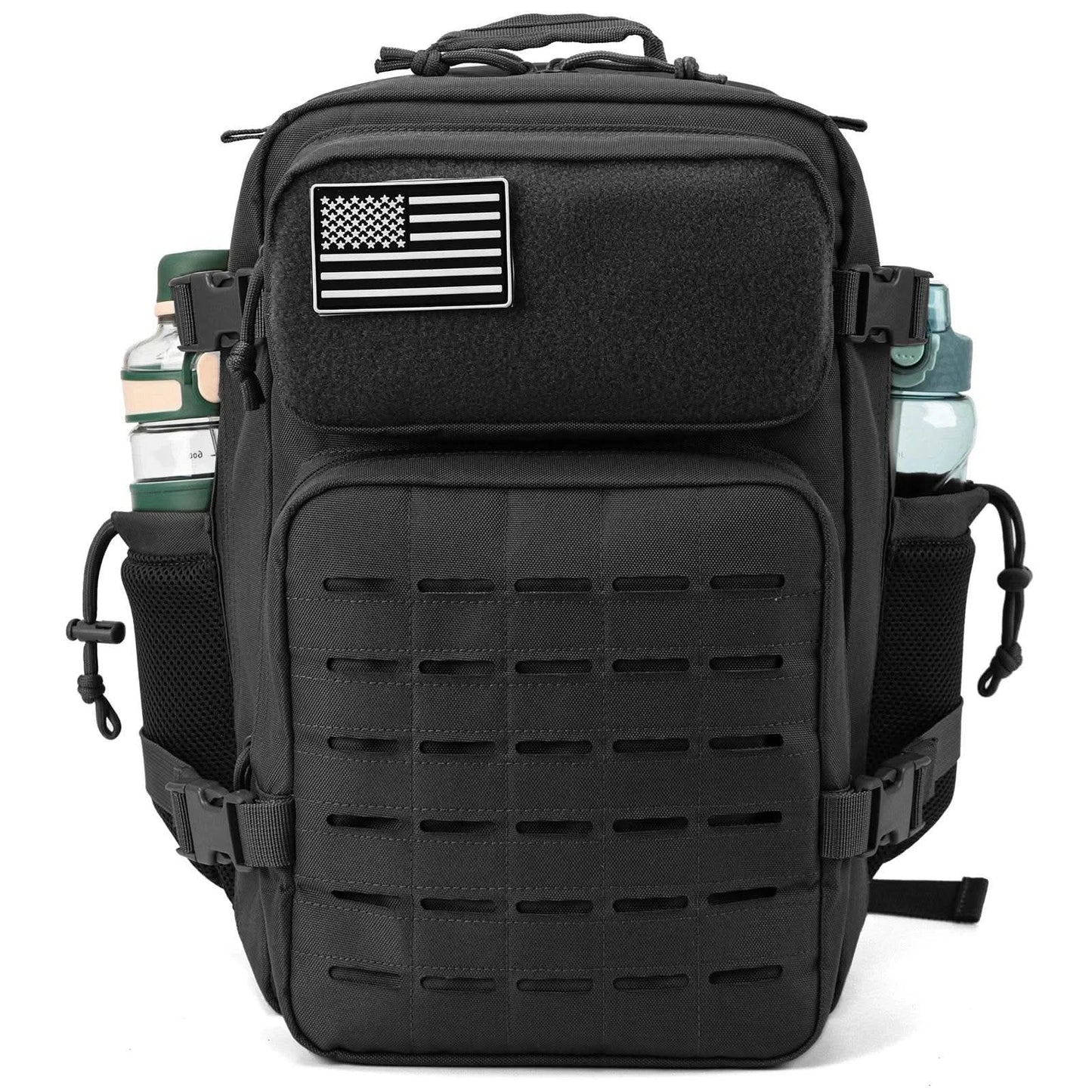 25L Tactical Backpack Outdoor Bag Fitness Backpack MOLLE Backpack Women's/Men's Hiking Survival Backpack Men's Dual Cup Holder - M & M Global