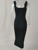 New 2026 Sleeveless Full Length Wrapped Women's Dresses Elegant Casual Dresses