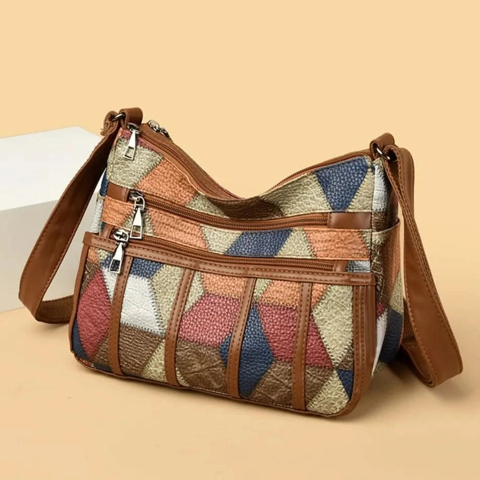 Soft Leather Purses and Handbags Casual Shoulder Crossbody Bags for Women 2024 Vintage Multi-pocket Ladies Messenger Bags Design - M & M Global