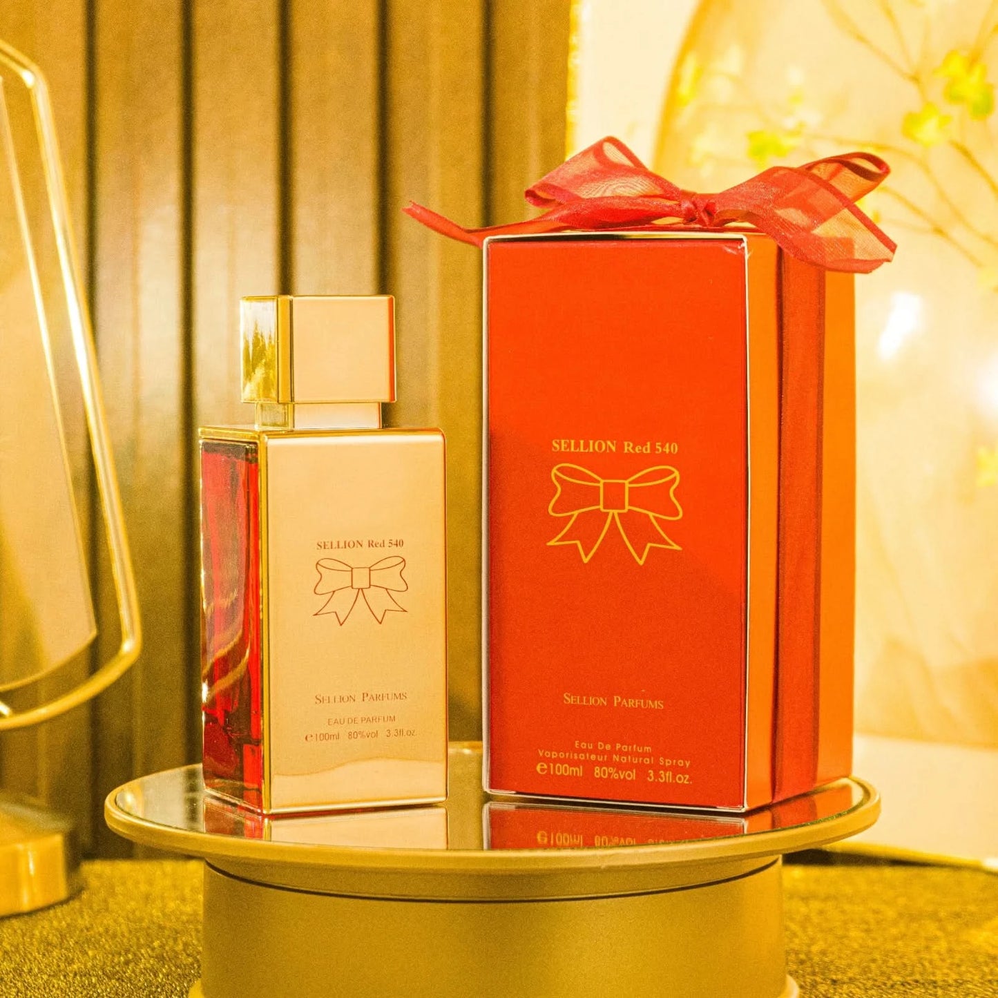 24 Gold Eau De Parfum Spray Fragrance Parfum With Gift Box Package Lasting And Perfume For Girls Ideal For Anniversary 100ML