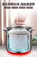 9L Electric Stew Cooker with Ceramic Water-Bath Insert, Stainless Steel Inner Pot, Dual Cooking Modes, 24H Timer, 7-Level Keep W - M & M Global
