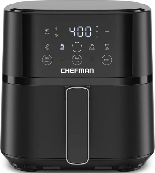 Air Fryer - 4 QT Compact Airfryer for Quick & Easy Meals in Minutes, Features Hi-Fry Technology for Extra Crisp, Touchscreen Con - M & M Global
