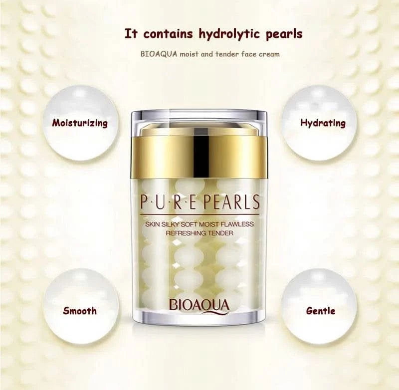 BIOAQUA Pure Pearl Face Skin Care Sets Facial Cream Eye Cream Firming Anti Dark Circles Moisturizing Brightening skincare Set - M & M Global
